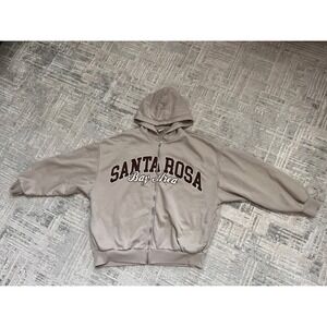 Bershka‎ Santa Rosa Bay Area 94 Roseland District Zip Up Hoodie - Small